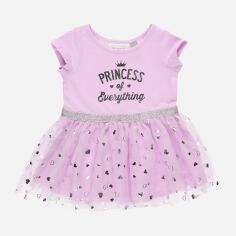 Акція на Дитяче літнє фатинове плаття для дівчинки The Children's Place GD-00080673 77-81 см Лілове від Rozetka