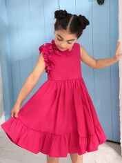 Акція на Дитяче літнє плаття для дівчинки SHEIN GD-00140746 122 см Рожеве від Rozetka