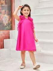 Акція на Дитяче ошатне плаття для дівчинки SHEIN GD-00140337 104 см Рожеве від Rozetka