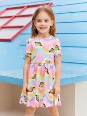 Акція на Дитяча літня сукня для дівчинки SHEIN GD-00140638 116 см Комбінована від Rozetka