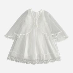Акція на Дитяче ошатне плаття для дівчинки SHEIN GD-00140897 74-80 см Біле від Rozetka