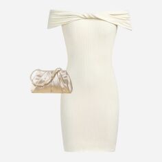 Акція на Підліткова сукня для дівчинки SHEIN GD-00136768 176 см Молочна від Rozetka