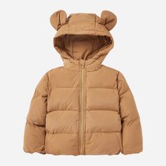Акція на Дитяча зимова куртка для дівчинки SHEIN GD-00140843 74-80 см Світло-бежева від Rozetka