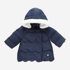 Акція на Дитяча зимова куртка для дівчинки Chicco GD-00092806 68 см Темно-синя від Rozetka