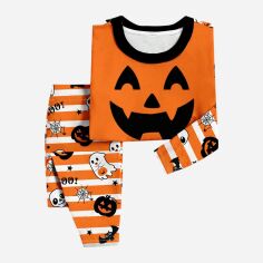 Акція на Дитяча піжама для хлопчика SHEIN GD-00128936 98 см Помаранчева від Rozetka