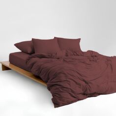 Акція на Комплект постільної білизни Mirson Полуторний 143х210 см 021 Tomato Soft Touch of Satin від Rozetka