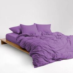 Акція на Комплект постільної білизни Mirson Двоспальний 175х210 см 018 Lilac Soft Touch of Satin від Rozetka