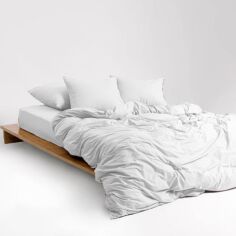 Акція на Комплект постільної білизни Mirson Сімейний 2x143x210 см 001 White Soft Touch of Satin від Rozetka