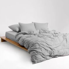 Акція на Комплект постільної білизни Mirson Сімейний 2x160х220 см 004 Ash Soft Touch of Satin від Rozetka