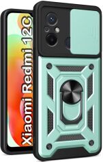 Акція на Панель BeCover Military для Xiaomi Redmi 12C Dark Green від Rozetka