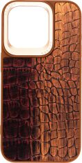 Акція на Панель Harder Glamorous Croco для Apple iPhone 14 Pro Magma від Rozetka