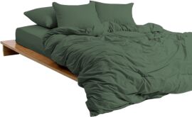 Акція на Підковдра MirSon Soft Touch of Satin 009 Forest green 220х240 см від Rozetka