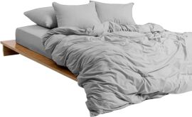 Акція на Підковдра MirSon Soft Touch of Satin 004 Ash 175х210 см від Rozetka