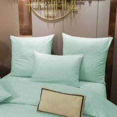 Акція на Підковдра MirSon Royal Soft Stripe 30-0013 Azure 220х240 см від Rozetka