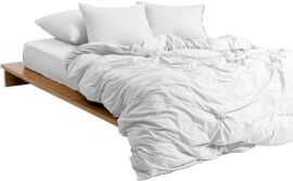 Акція на Підковдра MirSon Soft Touch of Satin 001 White 143х210 см від Rozetka