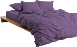 Акція на Підковдра MirSon Soft Touch of Satin 012 Purple 143х210 см від Rozetka
