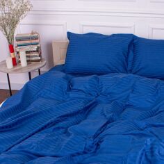 Акція на Наволочка MirSon Satin Stripe 30-0019 Blue 50х70 см від Rozetka