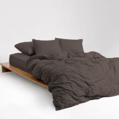Акція на Наволочка MirSon Soft Touch of Satin Сатин 010 Chocolate 70x70 см від Rozetka