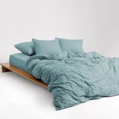 Акція на Наволочка MirSon Soft Touch of Satin Сатин 015 Aquamarine 50x70 см від Rozetka