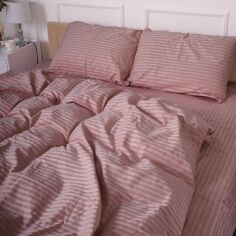 Акція на Простирадло на гумці MirSon Royal Soft Stripe 30-0029 Constance 150x190 см від Rozetka