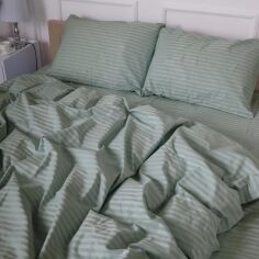 Акція на Простирадло на гумці MirSon Royal Soft Stripe 30-0031 Jesse 140x190 см від Rozetka
