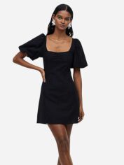 Акція на Сукня коротка літня жіноча H&M 1172123002c20 M Чорна від Rozetka