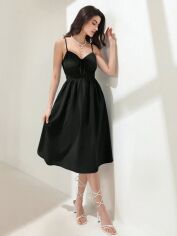 Акція на Сарафан жіночий SHEIN GD-00148955 S Чорний від Rozetka