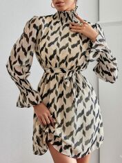 Акція на Плаття коротке літнє жіноче SHEIN GD-00149327 S Комбіноване від Rozetka