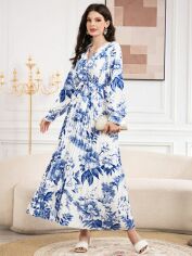 Акція на Плаття довге літнє жіноче SHEIN GD-00149877 S Комбіноване від Rozetka