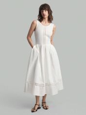 Акція на Плаття міді літнє жіноче SHEIN GD-00147515 M Біле від Rozetka