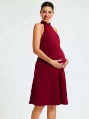 Акція на Плаття для вагітних коротке літнє SHEIN GD-00147534 M Вишневе від Rozetka