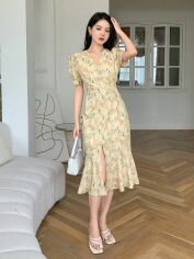 Акція на Плаття міді літнє жіноче SHEIN GD-00147670 M Комбіноване від Rozetka