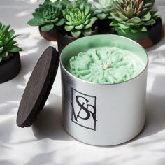 Акція на Аромасвеча ручной работы 260г с ароматом Bergamot Savour від Podushka