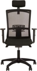 Акція на Крісло Nowy Styl Stilo ordf R HR P OH/5 LS-06 (h LS-06) Чорне від Rozetka