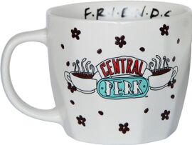 Акція на Кухоль порцеляновий Warner Bros Flat Friends. Central Perk 400 мл від Rozetka