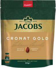 Акція на Кава розчинна Jacobs Cronat Gold 100 г від Rozetka
