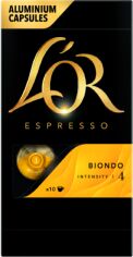 Акція на Кава в капсулах L'OR Espresso Biondo #4 10 шт від Rozetka