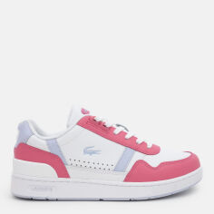 Акція на Жіночі кросівки Lacoste 747SFA0064-B53 41 (T7.5) 26.3 см Білі з рожевим від Rozetka