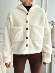 Акція на Куртка жіноча SHEIN GD-00116888 S Біла від Rozetka