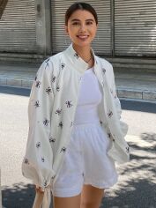 Акція на Куртка жіноча SHEIN GD-00131969 S Біла від Rozetka