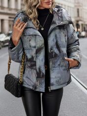 Акція на Куртка жіноча SHEIN GD-00130752 L Сіра від Rozetka