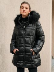 Акція на Куртка жіноча SHEIN GD-00113346 S Чорна від Rozetka