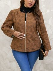 Акція на Куртка жіноча SHEIN GD-00116816 XL Бежева від Rozetka