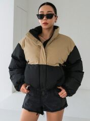 Акція на Куртка жіноча SHEIN GD-00131013 XL Коричнева від Rozetka