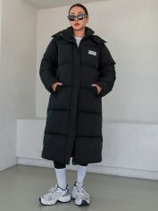 Акція на Куртка жіноча SHEIN GD-00131022 S Чорна від Rozetka
