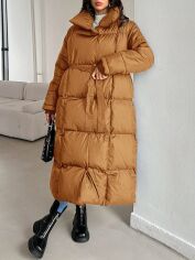 Акція на Куртка жіноча SHEIN GD-00113329 S Світло-коричнева від Rozetka