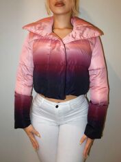 Акція на Куртка жіноча SHEIN GD-00132311 L Рожево-коричнева від Rozetka