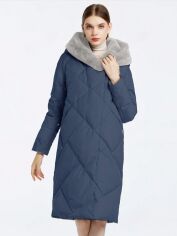 Акція на Куртка жіноча SHEIN GD-00113341 XL Сіро-синя від Rozetka