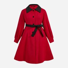 Акція на Пальто жіноче SHEIN GD-00135621 XL Червоне від Rozetka