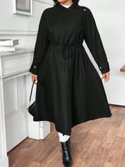 Акція на Пальто жіноче SHEIN GD-00131735 4XL Чорне від Rozetka